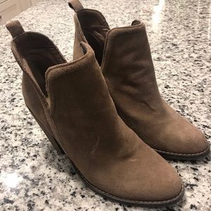 Suede booties